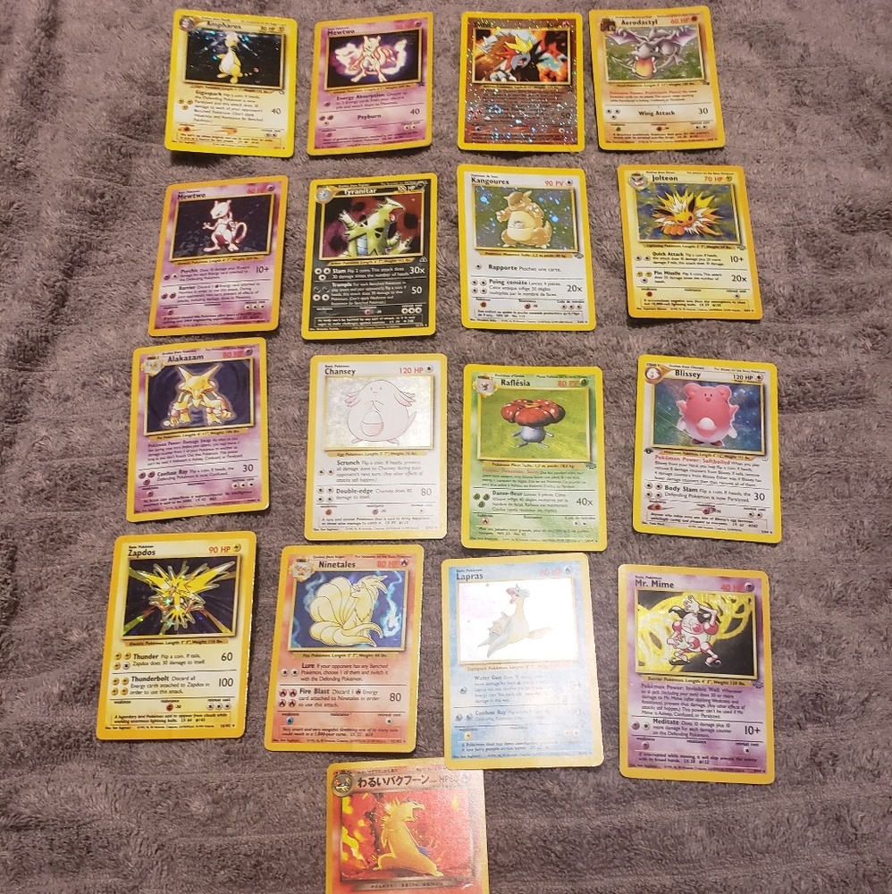 Collection of HOLO 1995 1999 Pokemon Cards